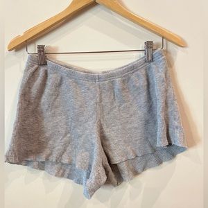 Brandy Melville ribbed cut off lounge shorts